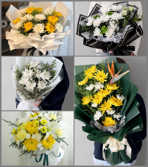 浙江省绍兴嵊州市黄泽镇白事花束代送